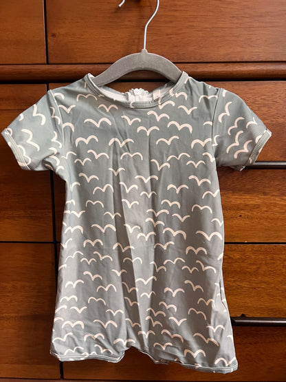 Rylee + Cru Seagull Print One-Piece Swimsuit 18-24m, Kids 24 Month (18-24M)