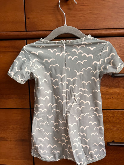 Rylee + Cru Seagull Print One-Piece Swimsuit 18-24m, Kids 24 Month (18-24M)