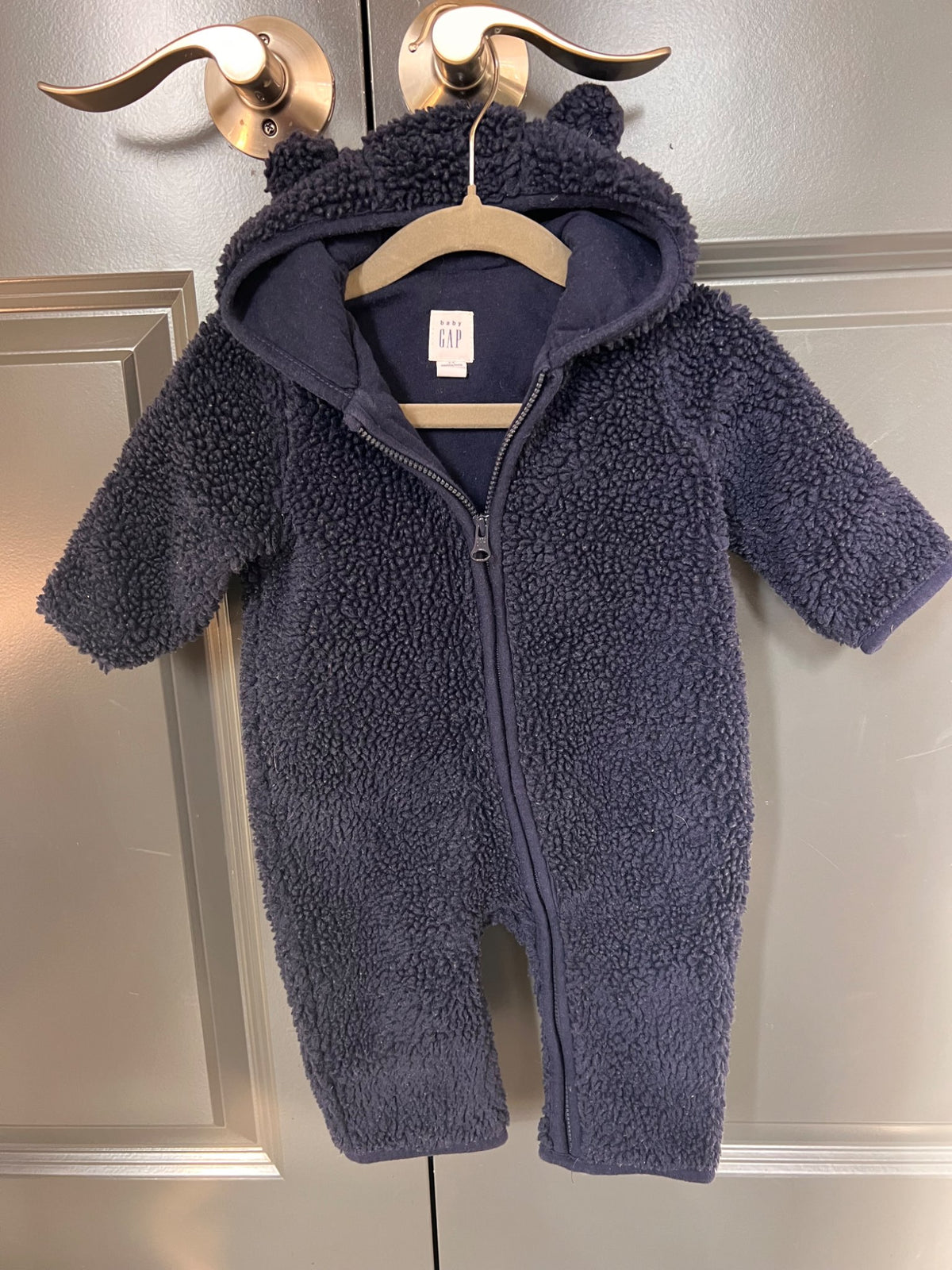 Baby Gap Sherpa Bear One-Piece 3-6 months, Kids 6 Month (3-6M)