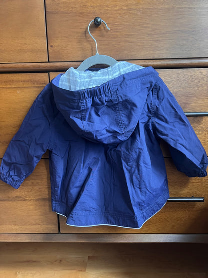 Hanna Andersson Hooded Windbreaker Jacket 2T, Kids 2T