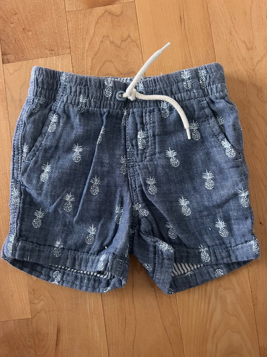 Baby Gap Pineapple Print Shorts 12-18 Months, Kids 18 Month (12-18M)