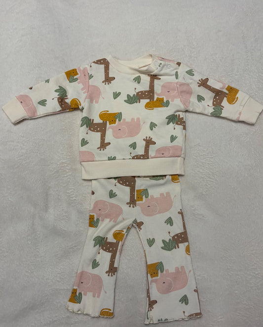 Animal matching sweater and pant set, Kids 6 Month (3-6M)