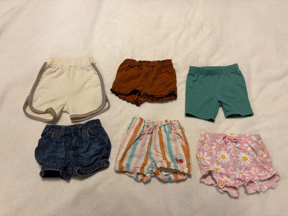 Assorted shorts , Kids 9 Month (6-9M)