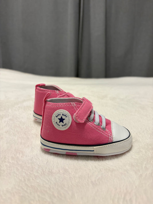 Pink converse shoes , Shoes 2 (Baby: 0-12 mth)
