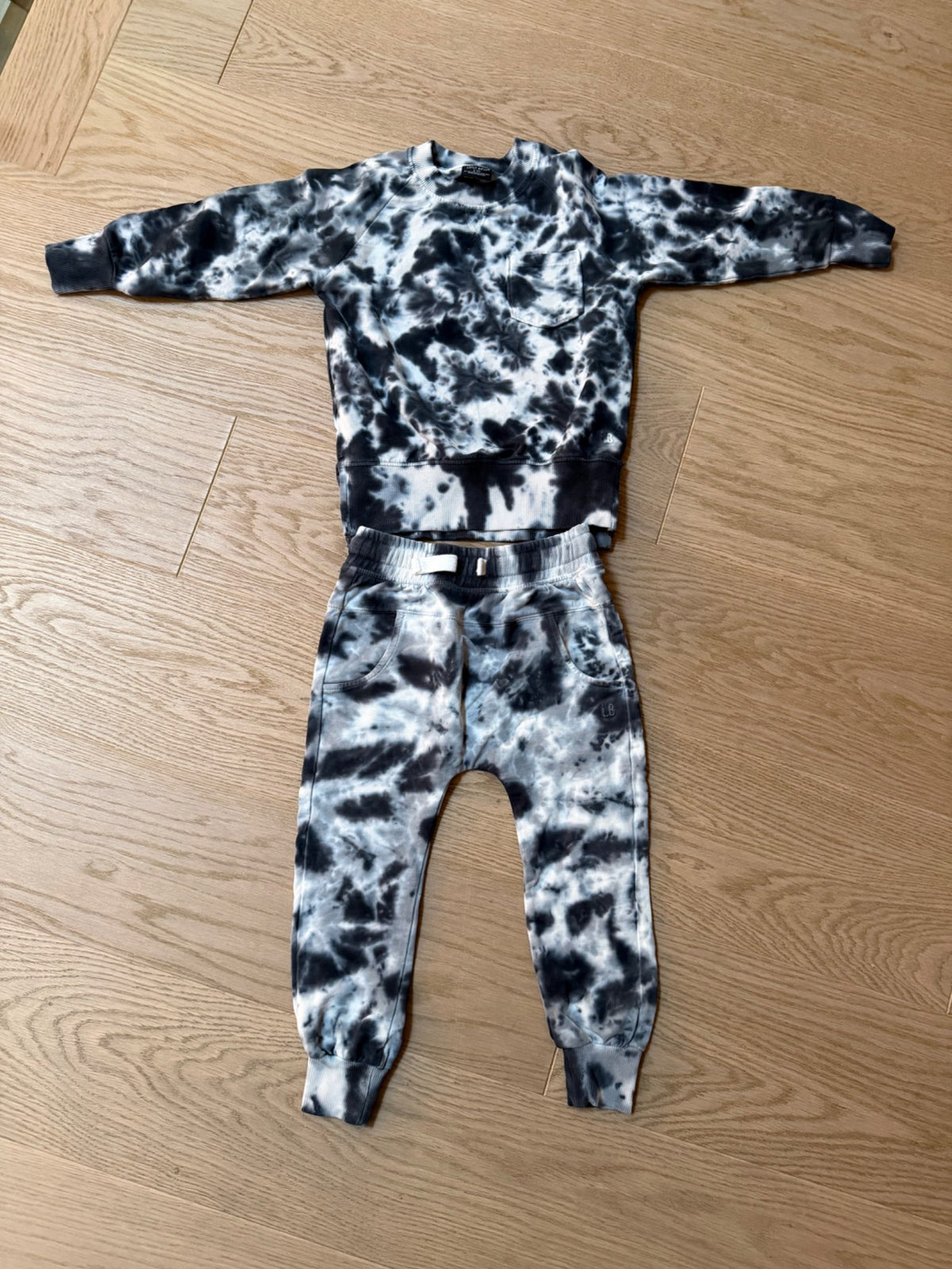 Little Bipsy tie dye set, Kids 3T