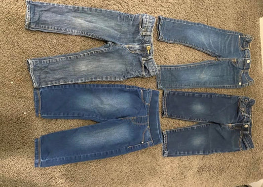 Set of 4 toddler girl jeans , Kids 24 Month (18-24M)