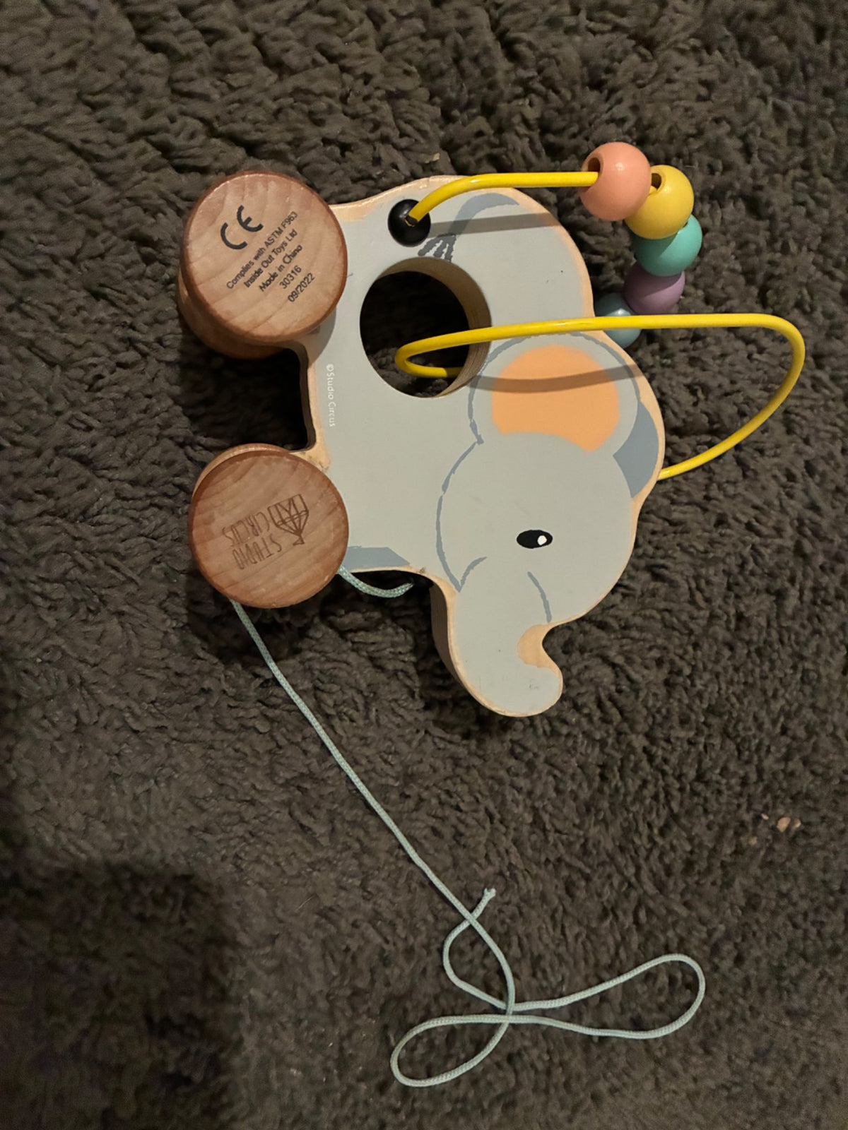 Small Wooden elephant toy