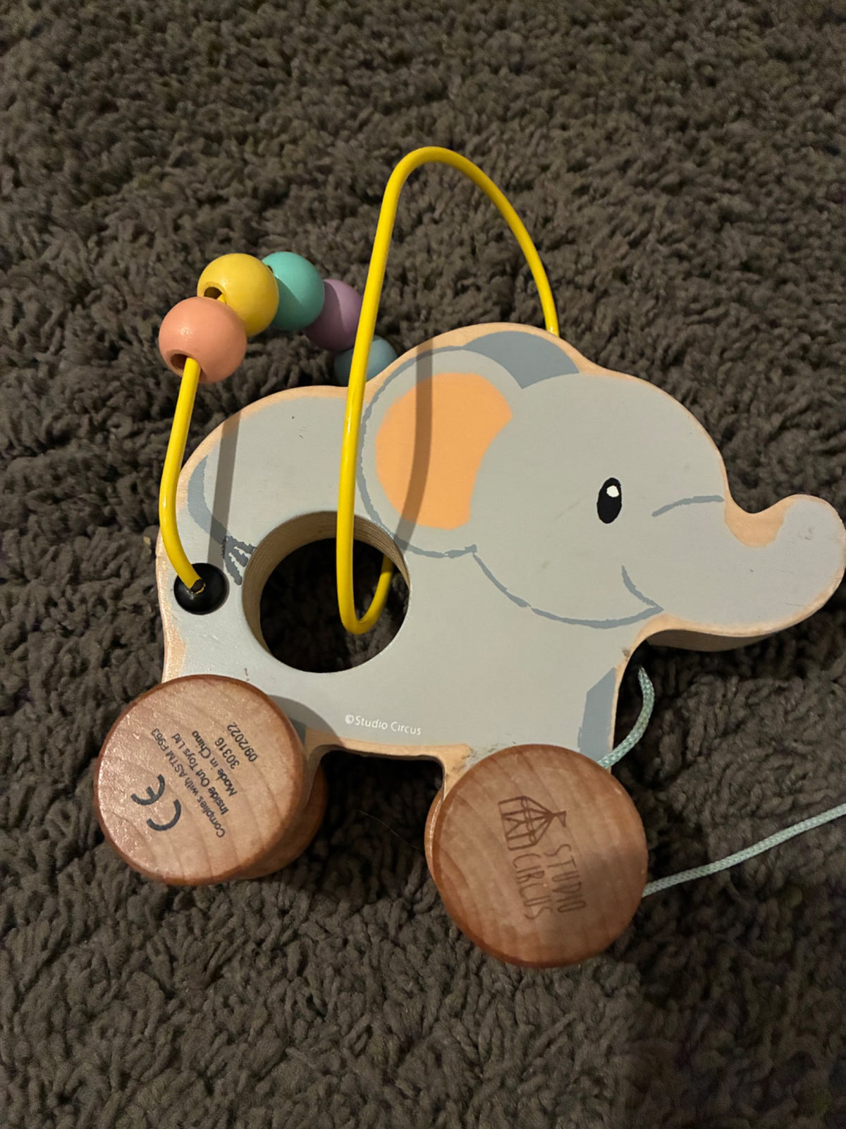 Small Wooden elephant toy