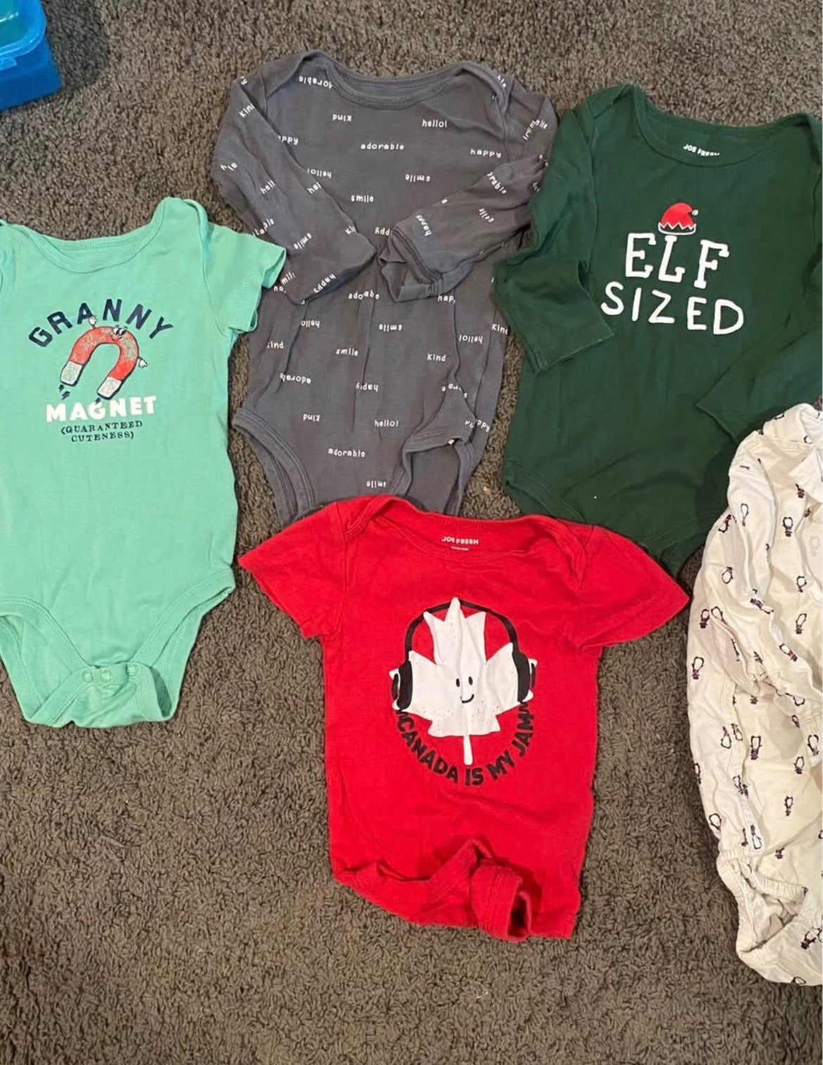 Set of 8 boys diaper shirts onesie , Kids 18 Month (12-18M)