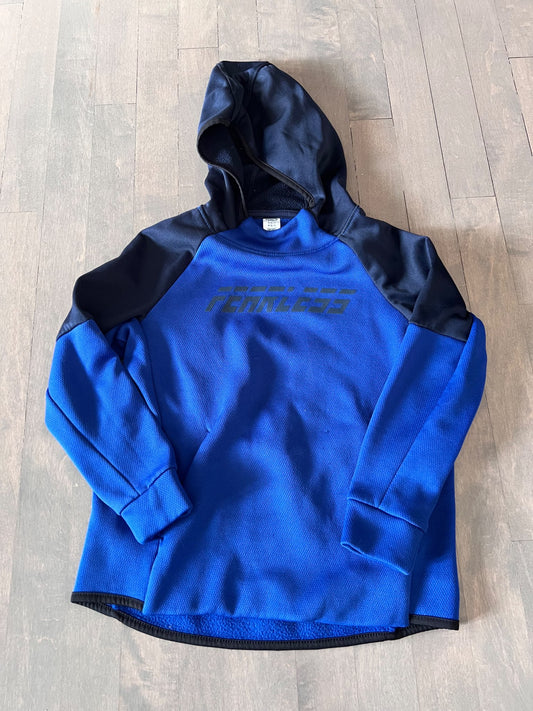 Blue hoodie, Kids 7 & 8 (small)