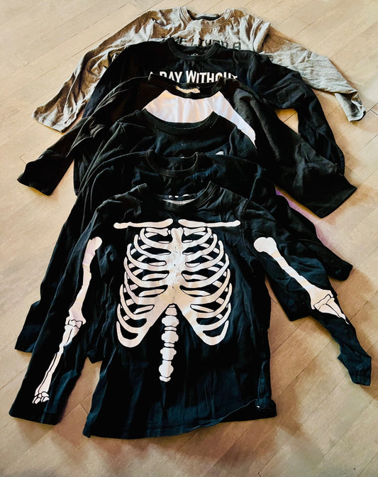 Long sleeve tee bundle, Kids 10 (medium)