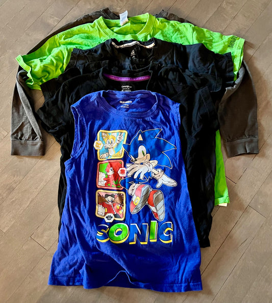 Large tee shirt bundle, Kids 12 & 14 (large)