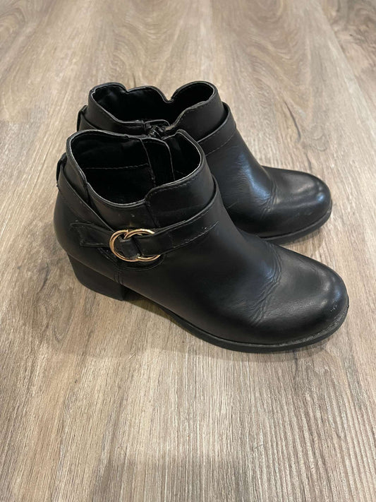 Black Ankle Boots Size 1, Shoes 1 (Kids:4-8yr)