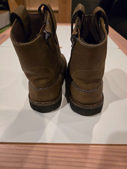 Brown "Faux" Cowboy Boots - Size 8, Shoes 8 (Toddler:2-4yr)