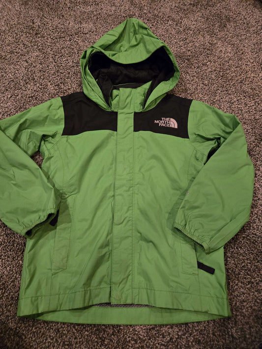 North Face XS Green Shell Jacket, Kids 6/6X (extra small)