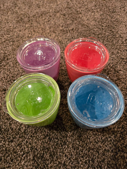 Munchkin Splash Toddler Cups with Training Lids, 7 Oz, 4 Pack