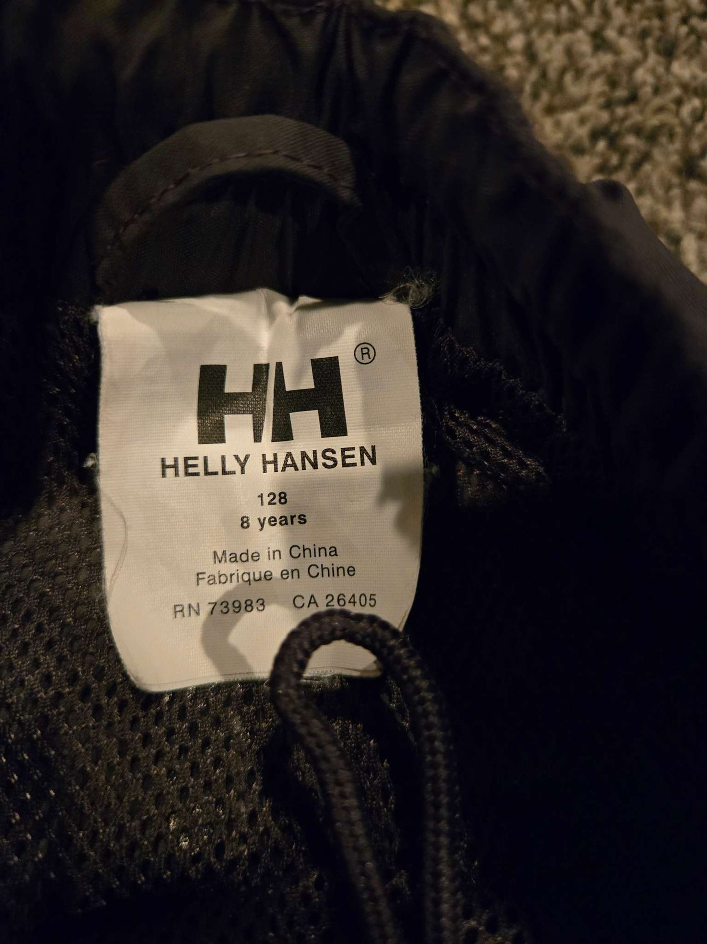 Helly Hansen 128/8 Rain Pants, Kids 7 & 8 (small)