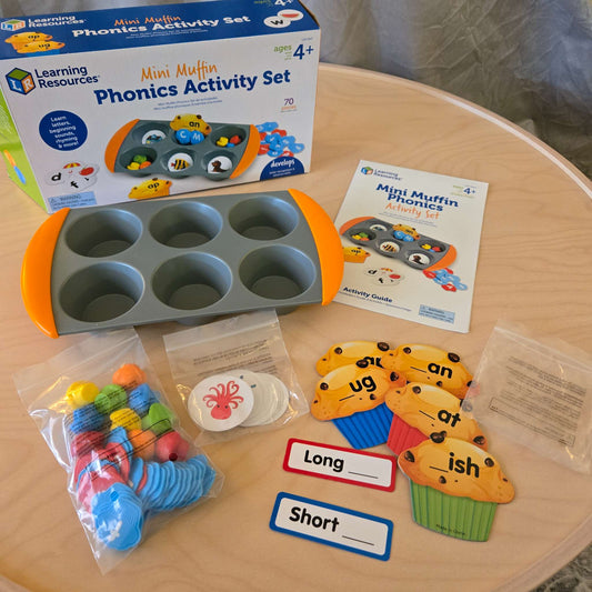 Learning Resources Mini Muffin Phonics Activity Set