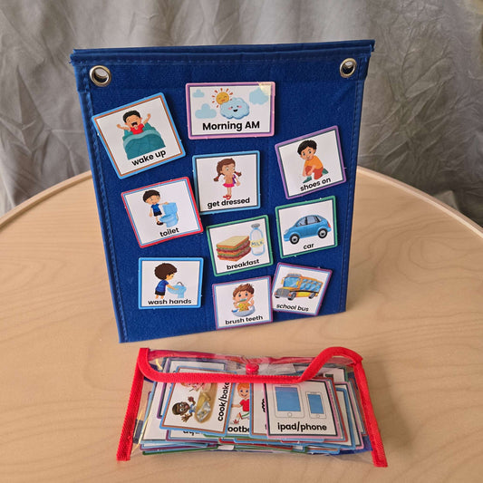 Visual Routine Velcro Board