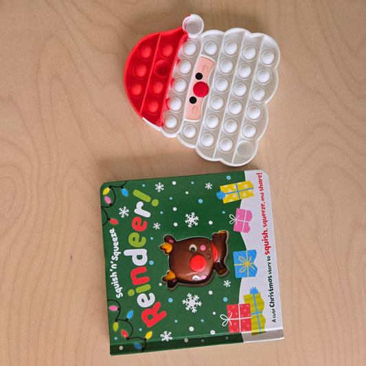 Toddler Christmas Book & Popit Set