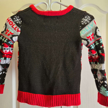 Penguin Christmas Sweater - Size 5 / XXS, Kids 5/5T