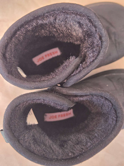 Joe Fresh Size 10 - "Suede" Kid Girls' Cozy Boots, Shoes 10 (Toddler:2-4yr)