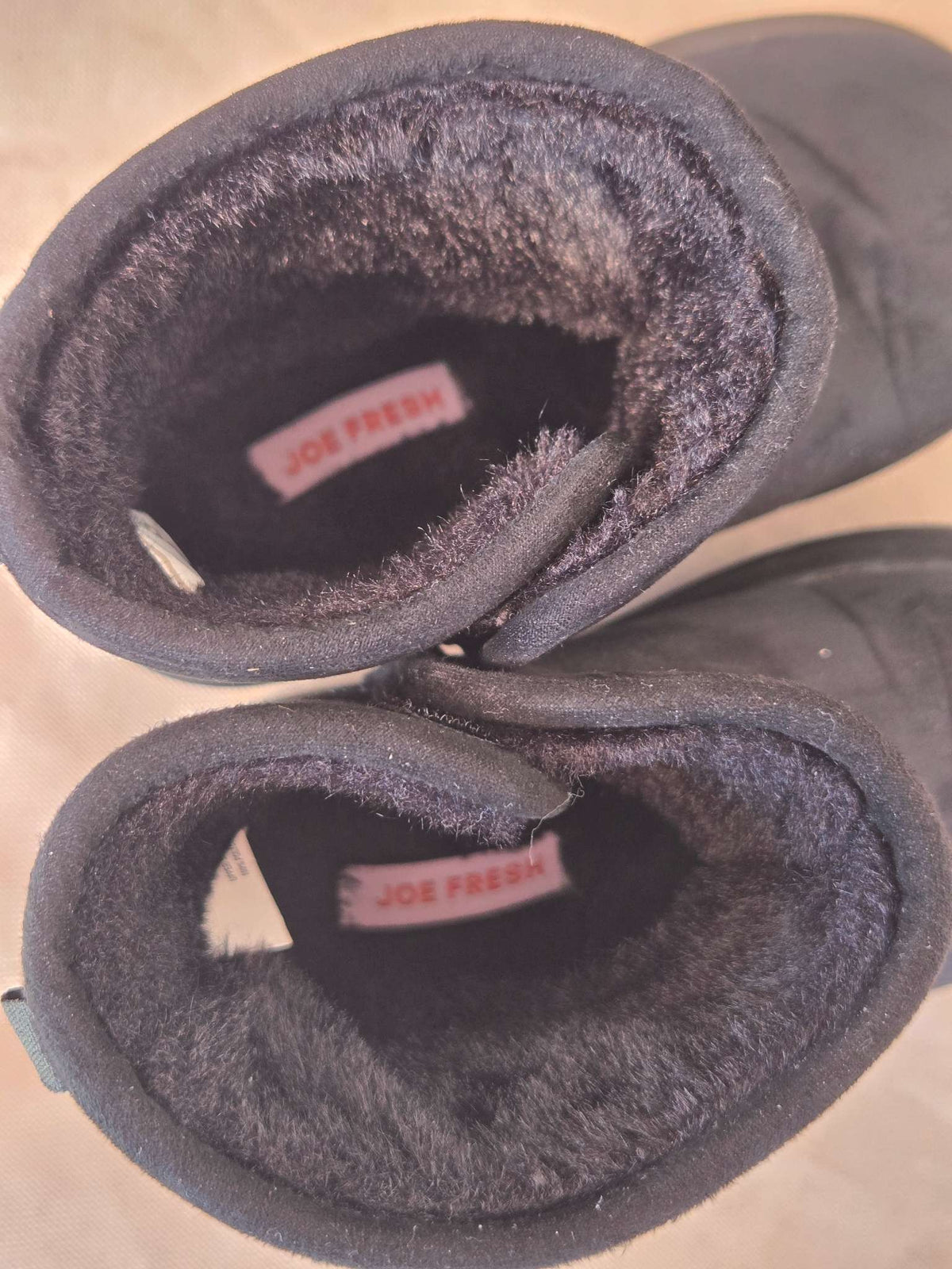 Joe Fresh Size 10 - "Suede" Kid Girls' Cozy Boots, Shoes 10 (Toddler:2-4yr)