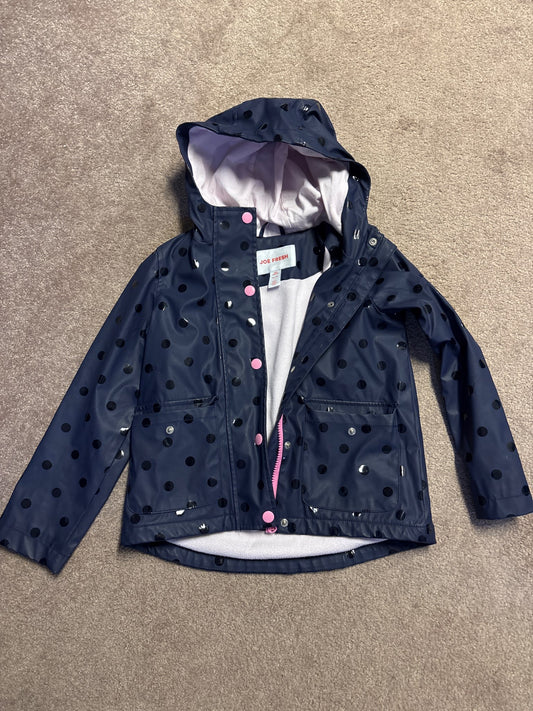 Rain jacket size 6, Kids 6/6X (extra small)