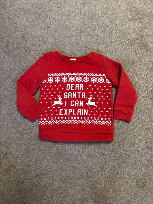 Christmas sweatshirt size 2t, Kids 2T