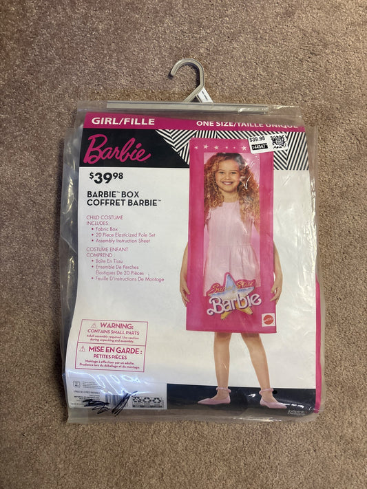 Barbie Box Costume, Kids 7 & 8 (small)