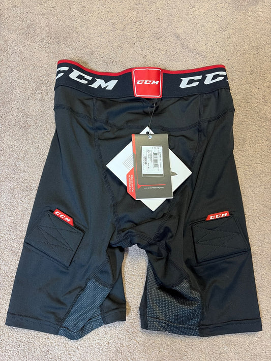 CCM girls Jill compression shorts size M bnwt