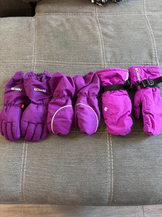Girls gloves , Kids 6/6X