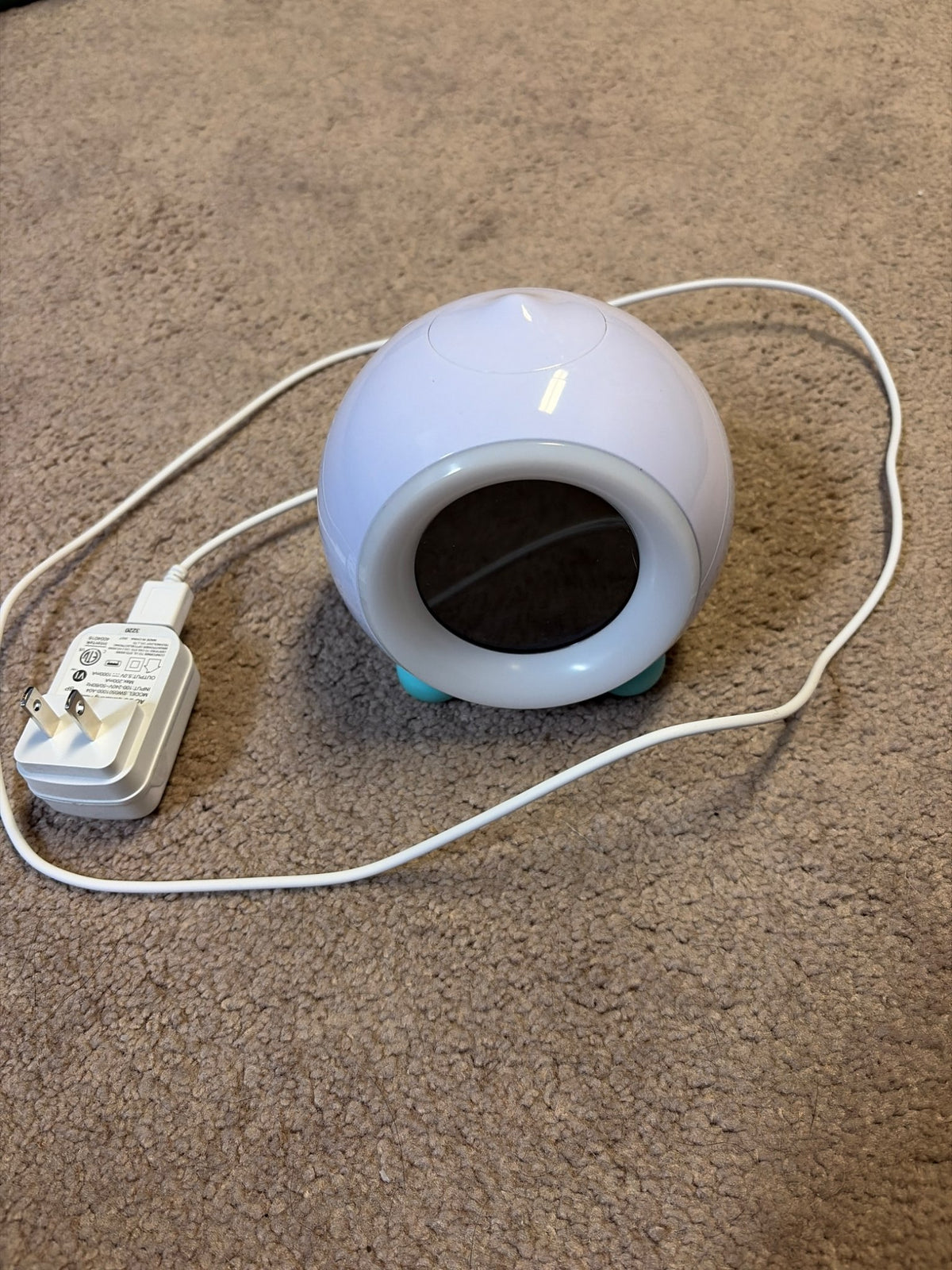 Little hippo ready to rise sleep trainer night light
