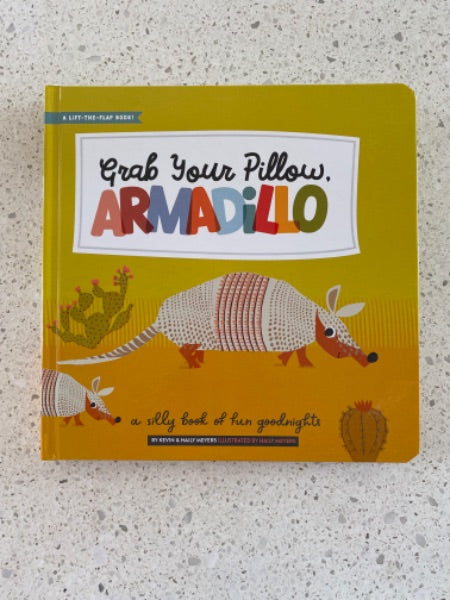 Grab Your Pillow Armadillo-Bed time flip book