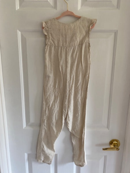 Linen Style Romper (4T) , Kids 4/4T