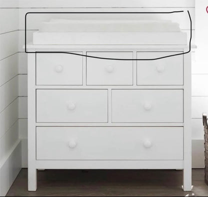Pottery Barn Kids Kendall Dresser Topper & Change Pad