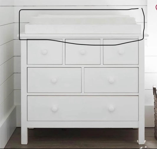 Pottery Barn Kids Kendall Dresser Topper & Change Pad