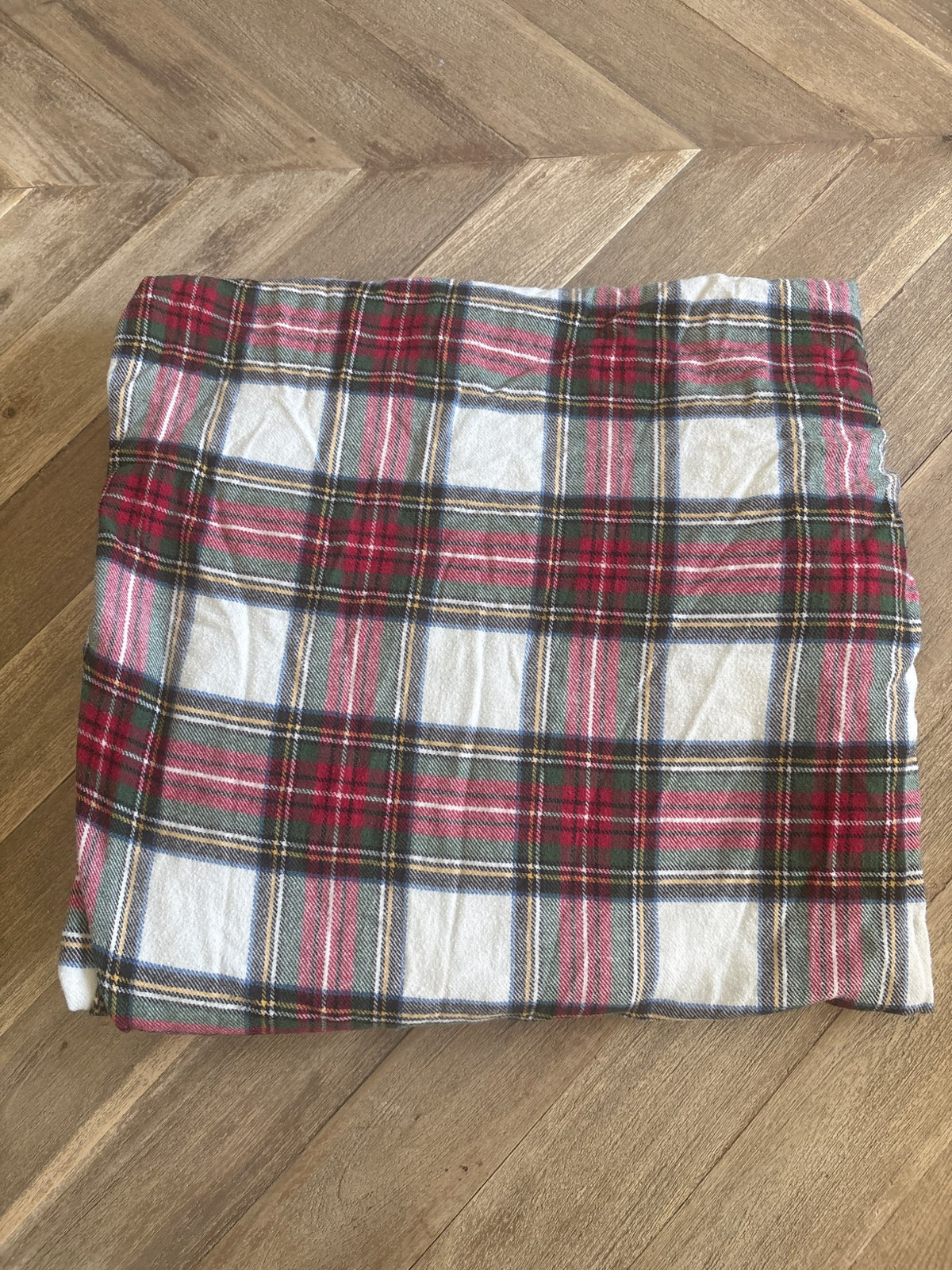 Pottery Barn Kids Flannel Holiday Crib sheet