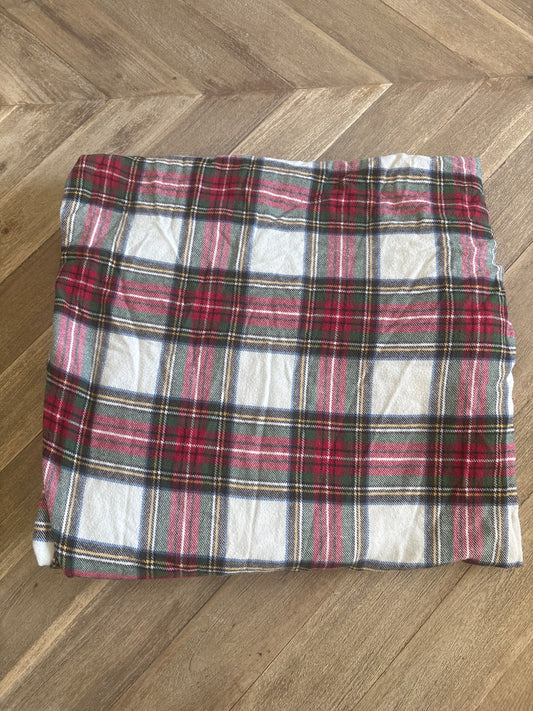 Pottery Barn Kids Flannel Holiday Crib sheet