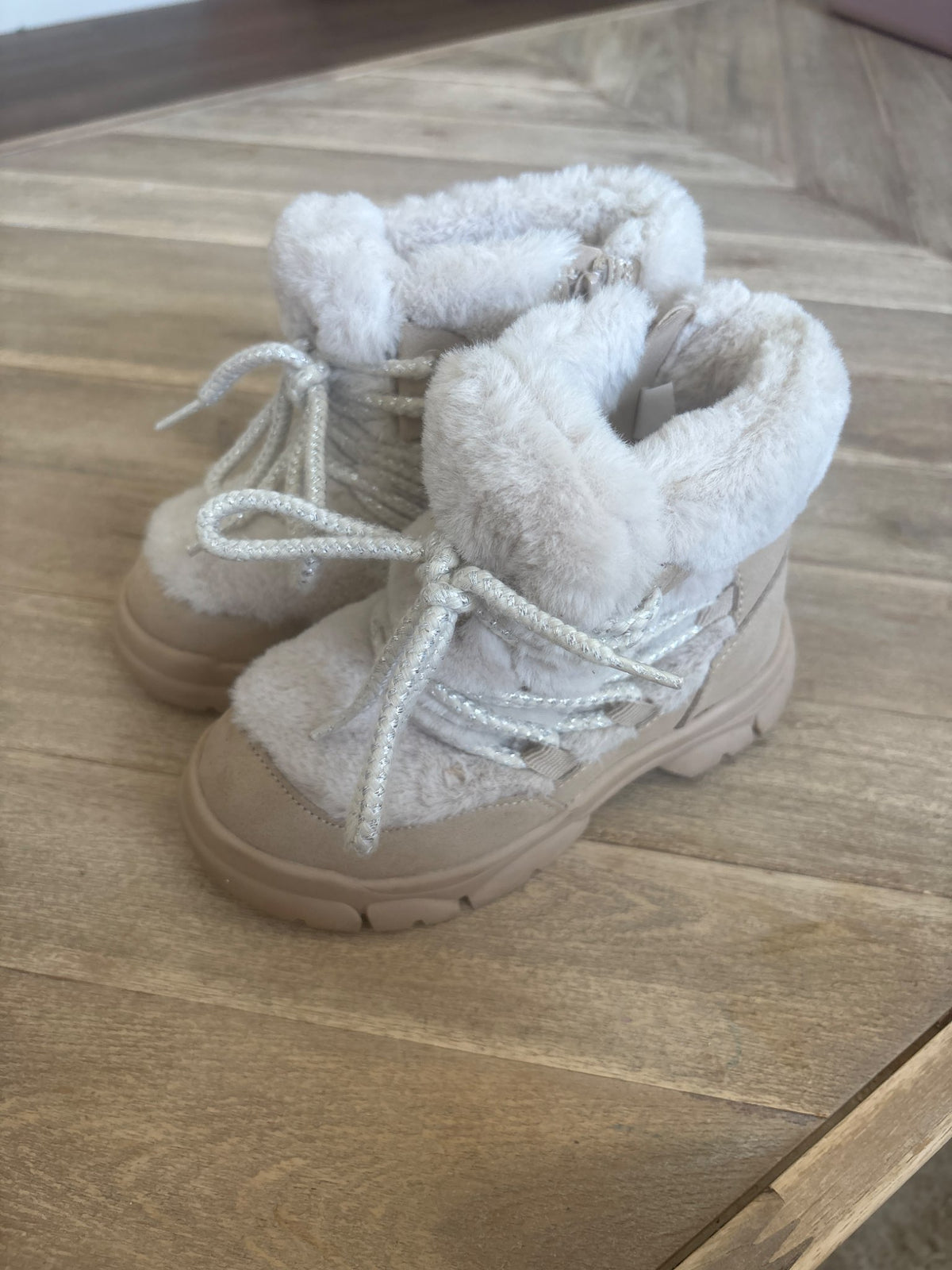 Zara Faux Fur Booties 9.5 , Shoes 9.5 (Toddler:2-4yr)