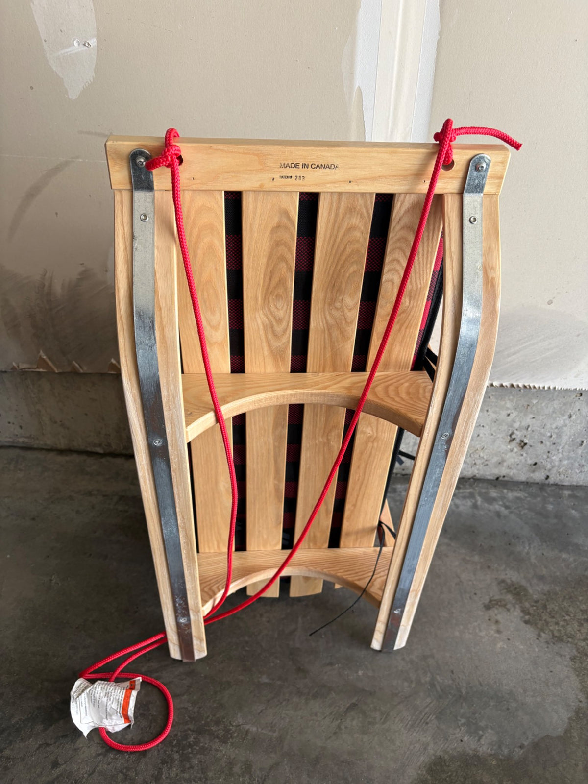 Wood Toboggan
