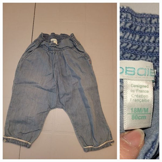 2 Cute light jeans, Kids 18 Month (12-18M)