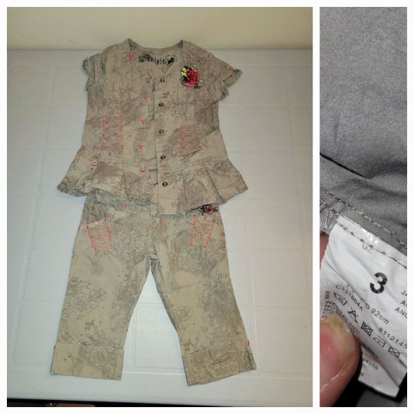 shirt and pants matching set, Kids 3T