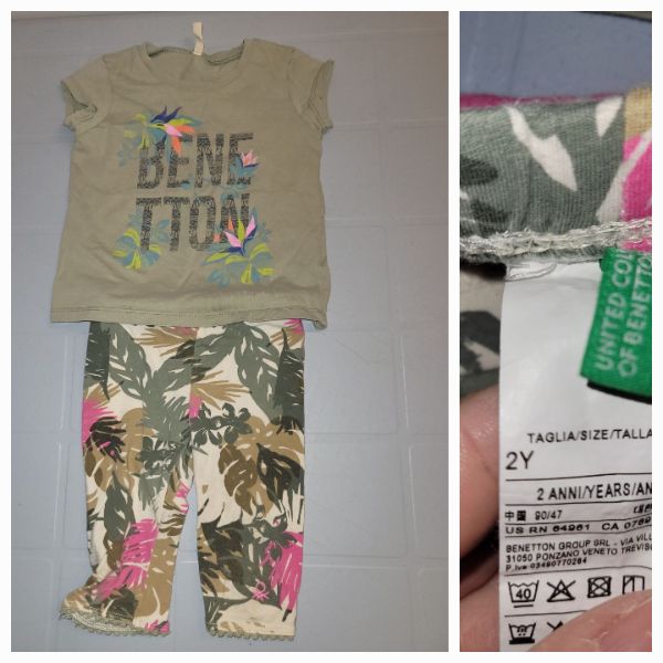 Set of legging and T-shirt, Kids 2T