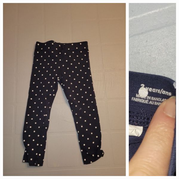 Bundle 3 leggings 2T, Kids 2T