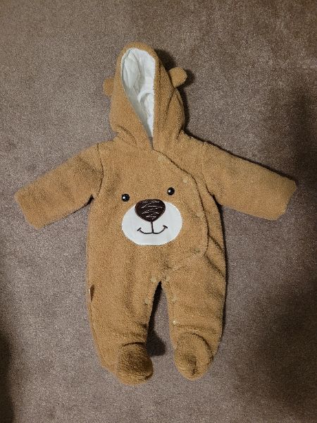 Bunting Suit Fuzzy Teddy Onesie