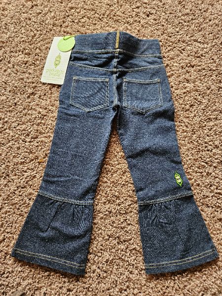 girls pants, size 3, blue, Peekaboo Beans