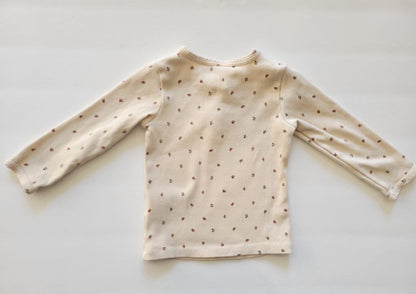 H&M. 2-pack ribbed henley, 6-9 months, like new, Kids 9 Month (6-9M)