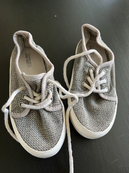 Zara Baby Grey Lace Up Shoes, Size 24 (8), Shoes 8 (Toddler:2-4yr)