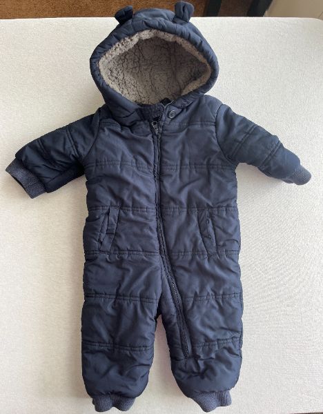 Children's Place Snowsuit, Blue Bear, 12 months